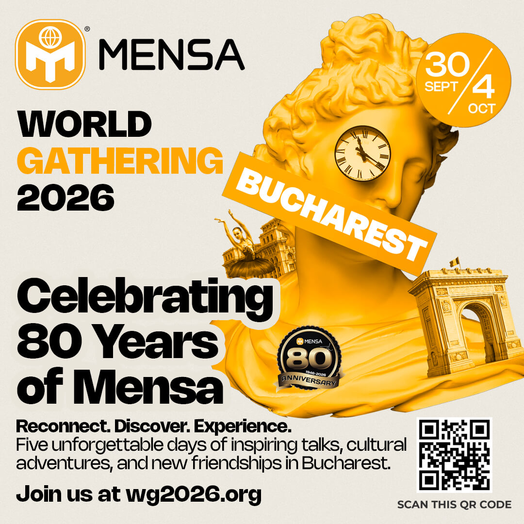 Mensa World Gathering 2026 Bucharest